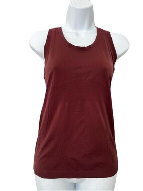 Athleta Raisin Burgundy ‘Momentum Seamless’ Racerback Tank, Size XS